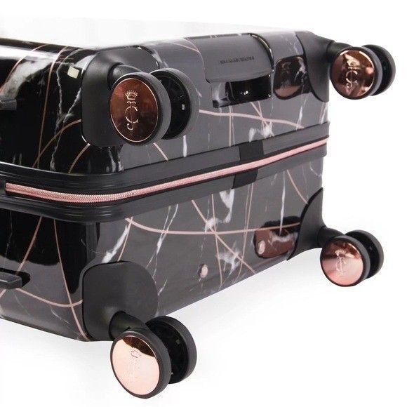 Juicy Couture Black and Gold Luggage spinner; travel bag size 24 - Picture 15 of 15